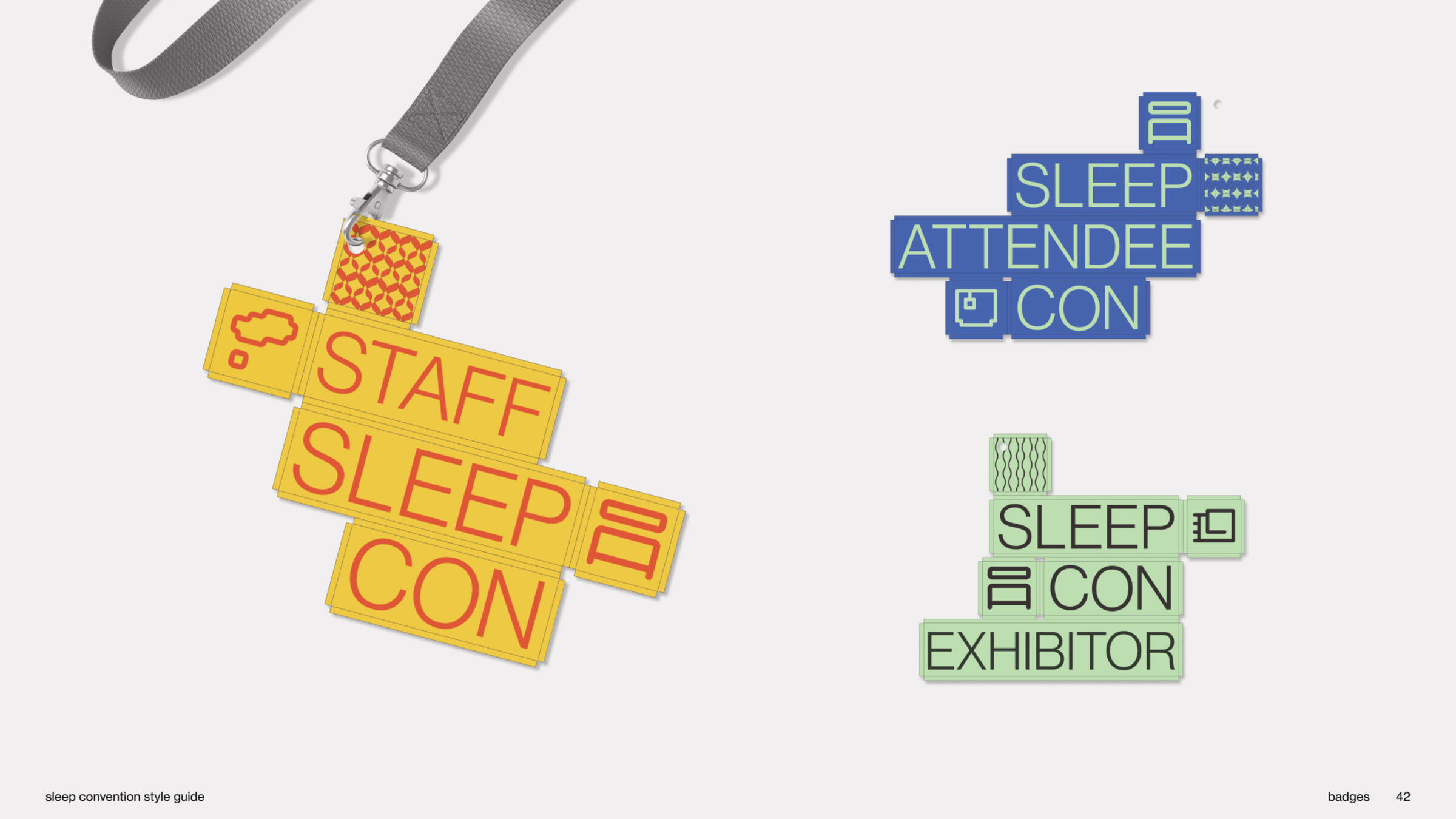 Badges for Sleep Con