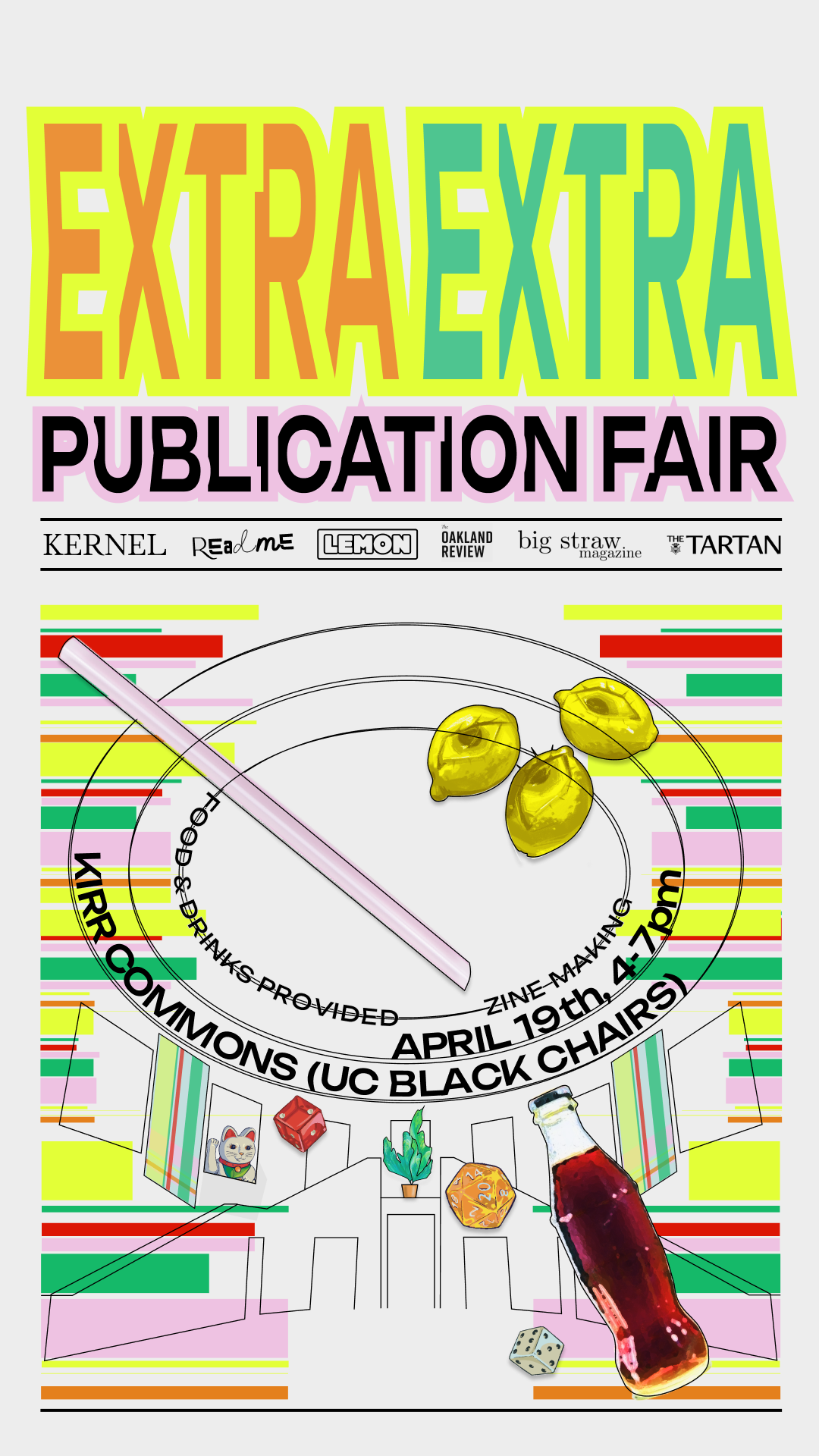 Poster for the Extra Extra Publication Fair