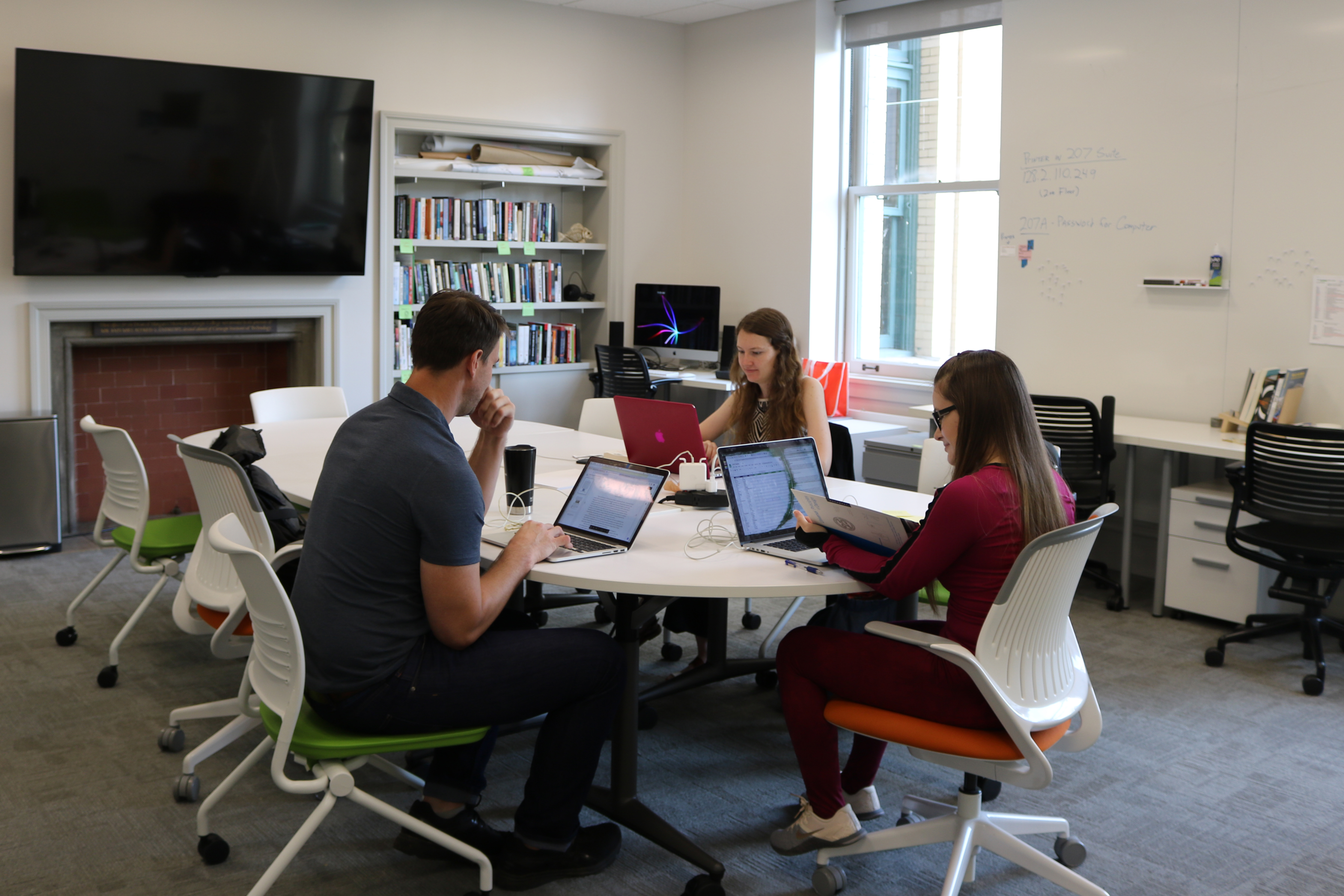 Students in the PhD Studio