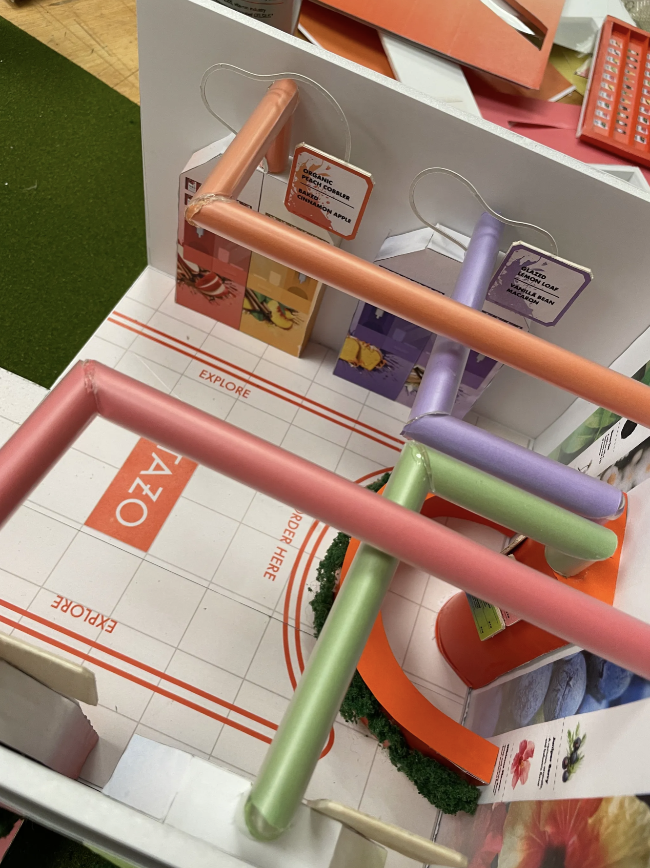 A physical model of the Taco pop up experience