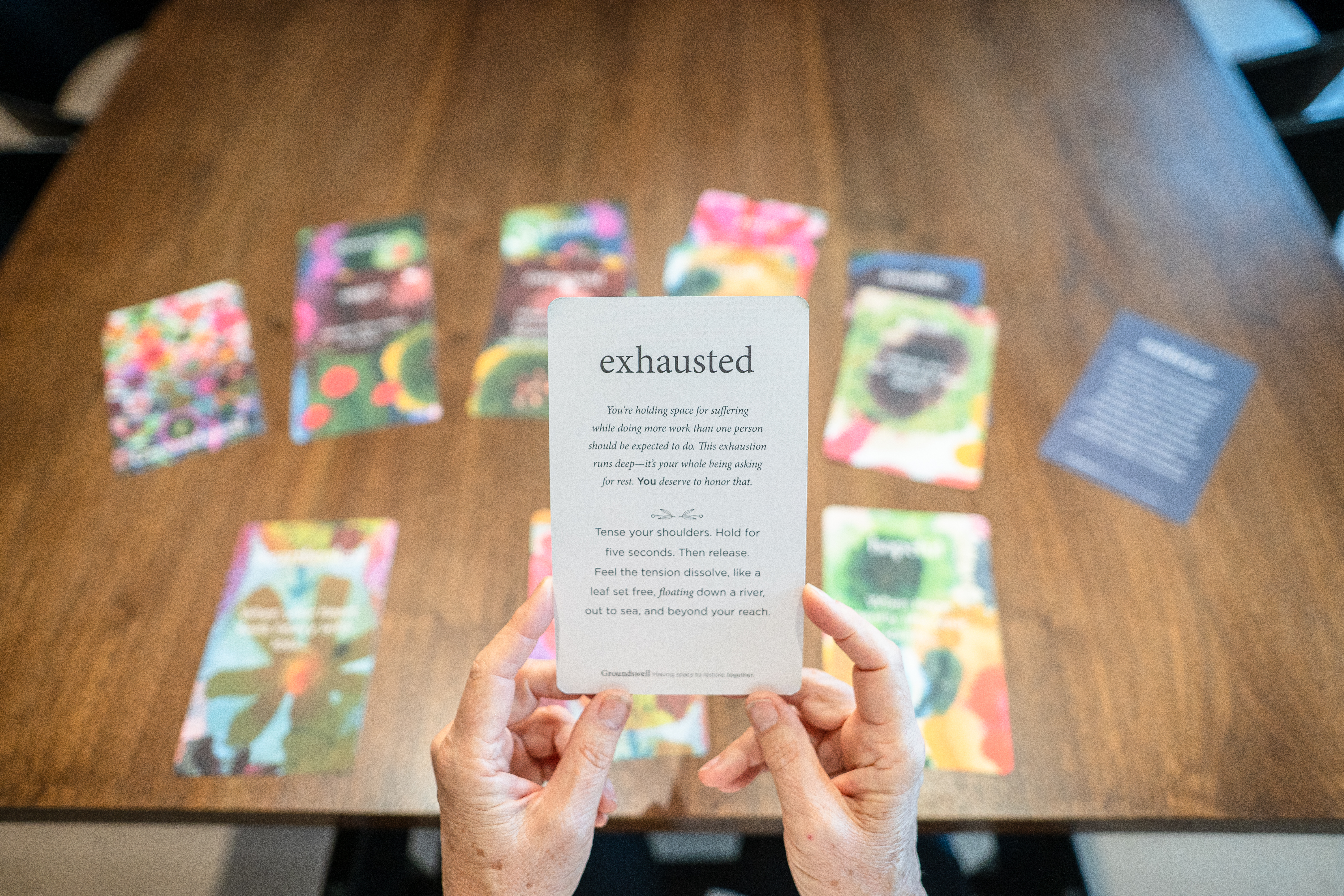 A meditation card