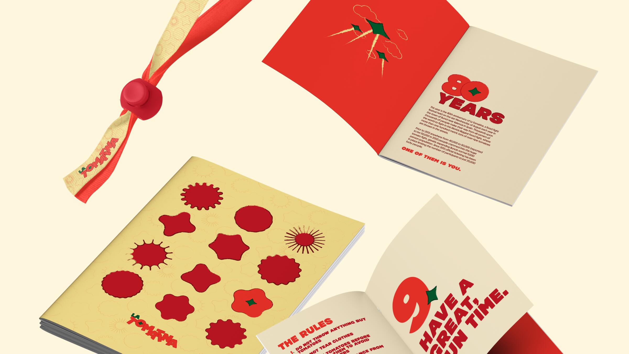 Print materials for La Tomatina