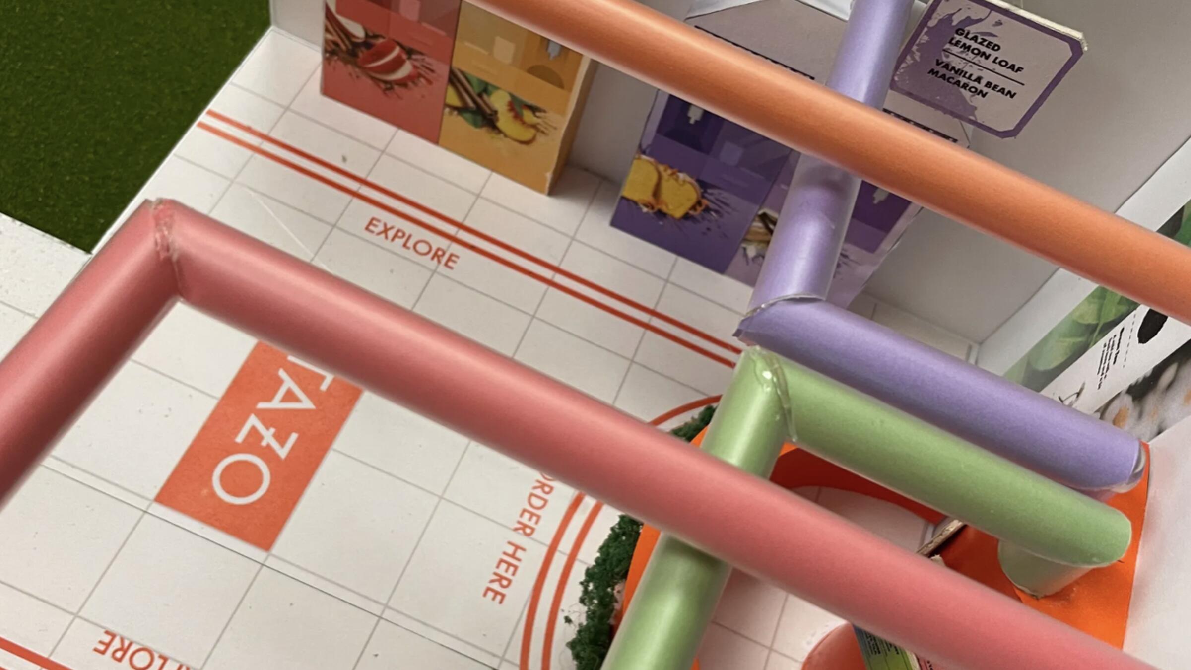 A physical model of the Taco pop up experience