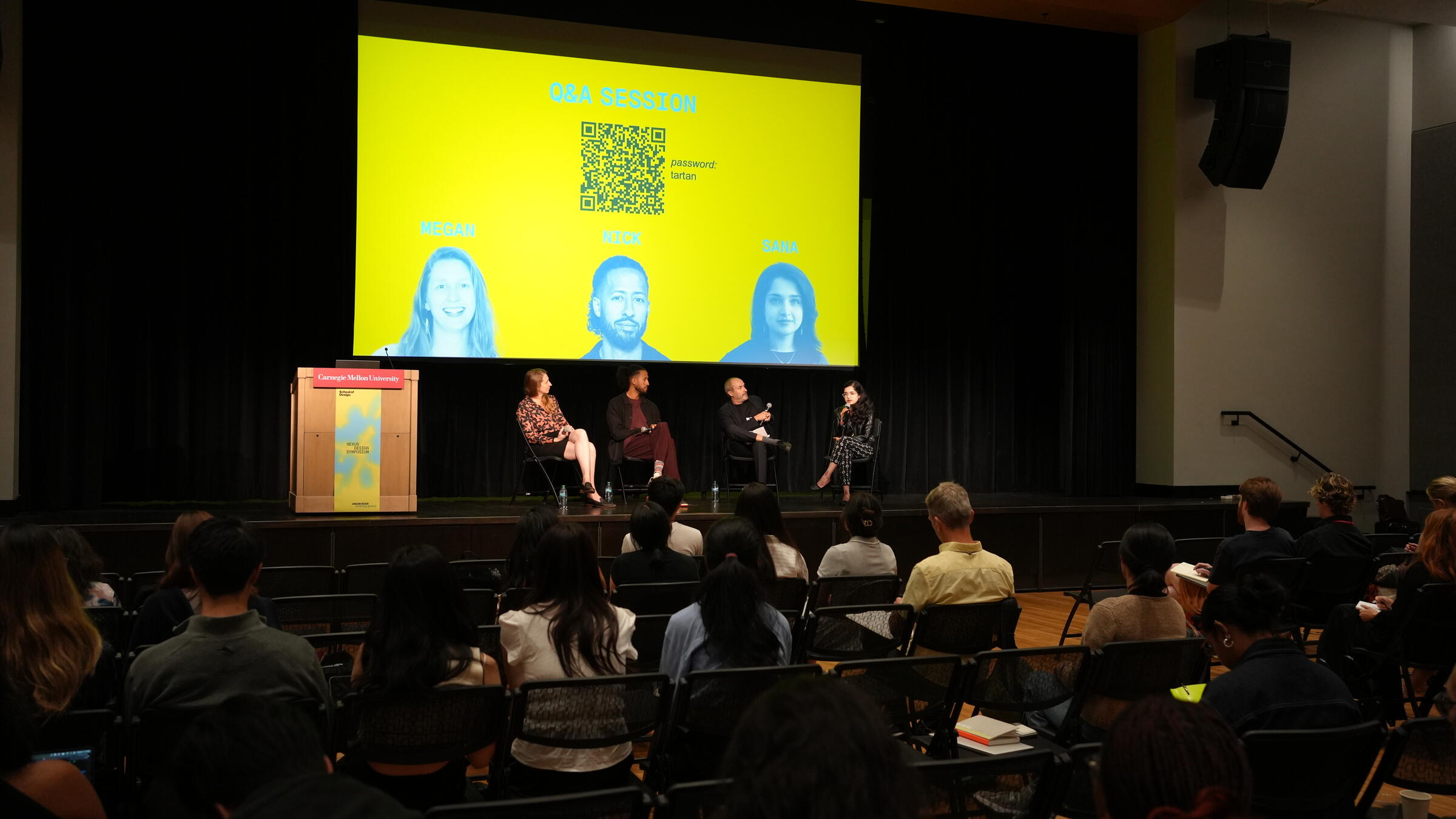 A panel at the Nexus Design Symposium