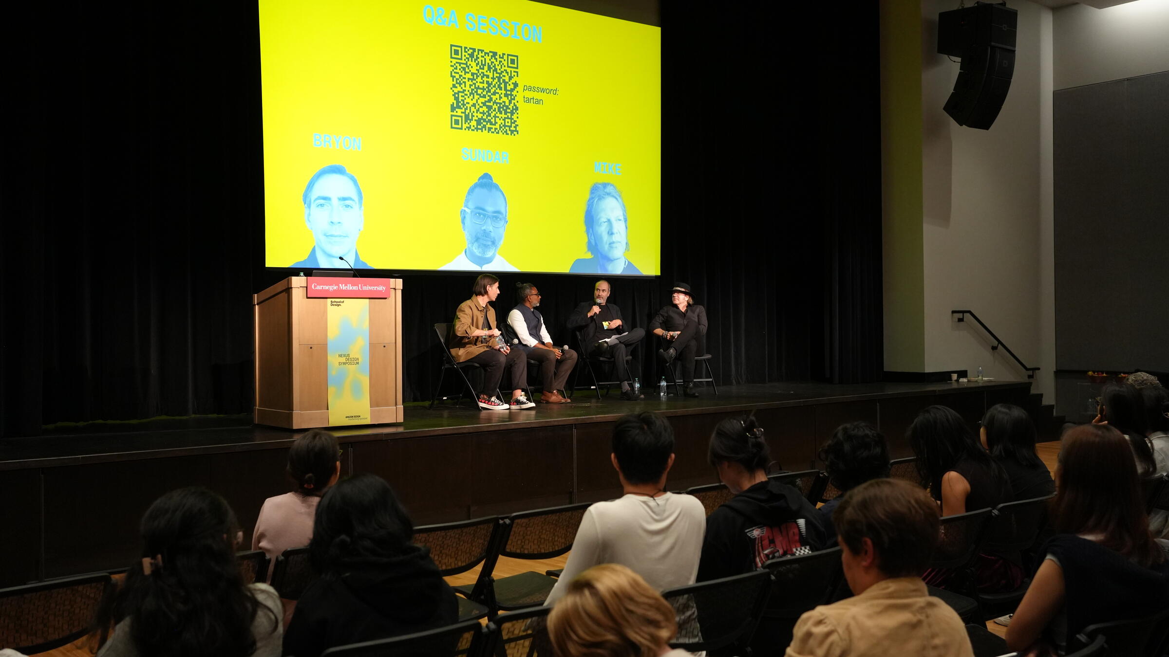 A panel at the Nexus Design Symposium
