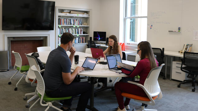 Students in the PhD Studio