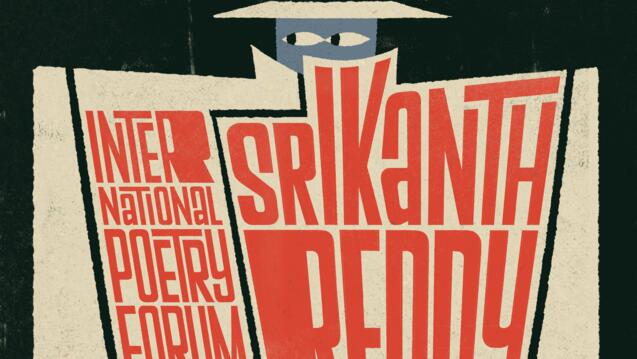 A poster featuring a stylized man in a trench coat
