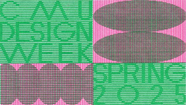 Design Week Spring 2025 Logo