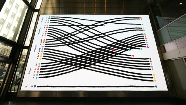 A screen from A Data Love Letter to the Subway