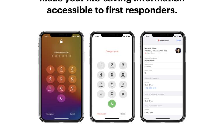 Make your life saving information available for first responders