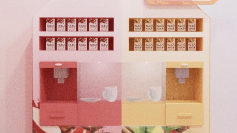 An interactive tea station