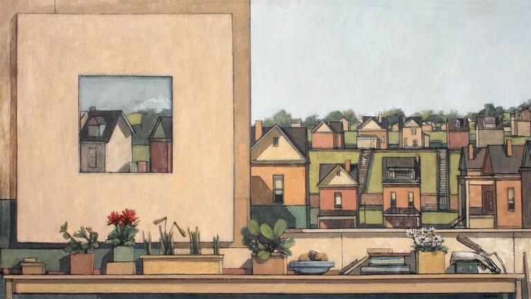 A sketch of a neighborhood by Mark Mentzer