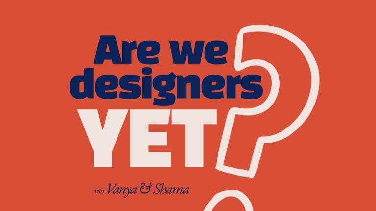 The banner logo for "Are We Designers Yet?"