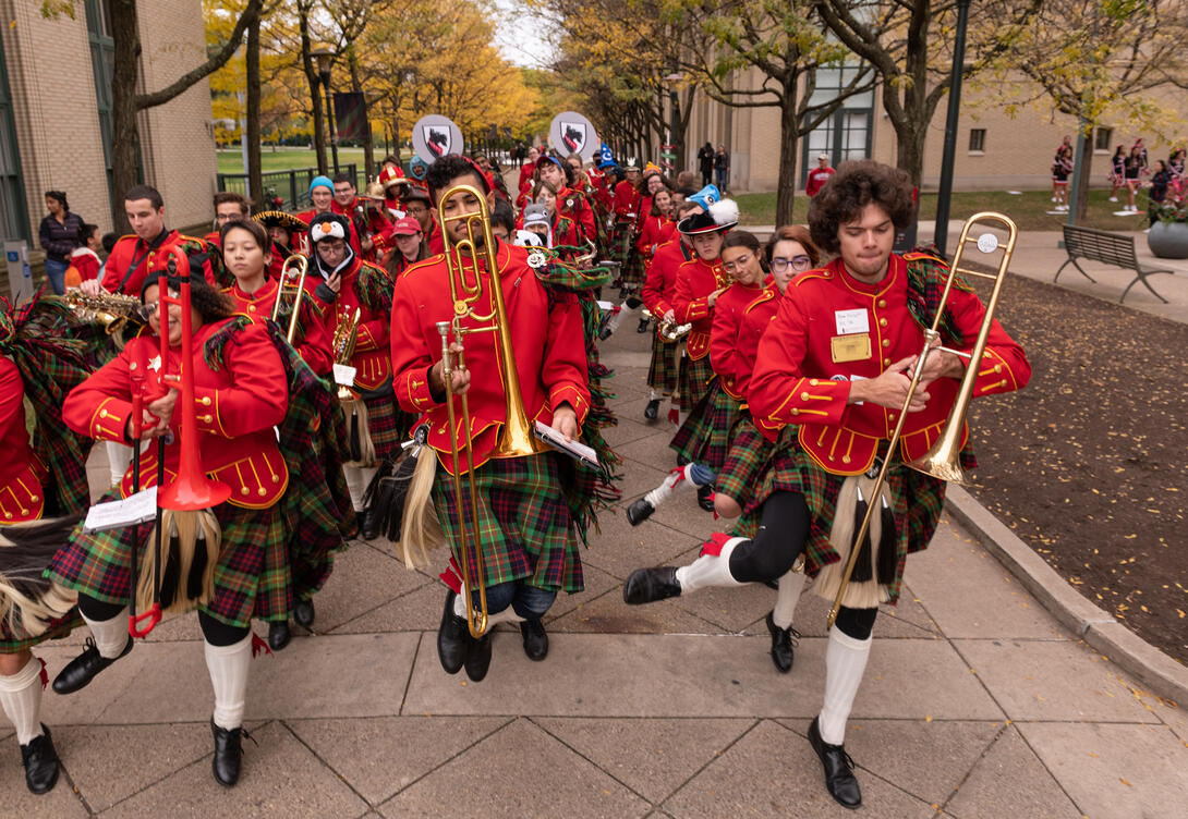 The CMU Marching Band