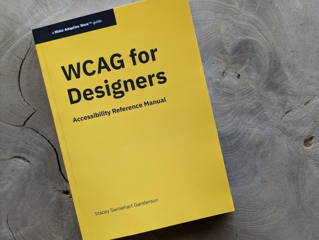 A copy of WCAG for Designers