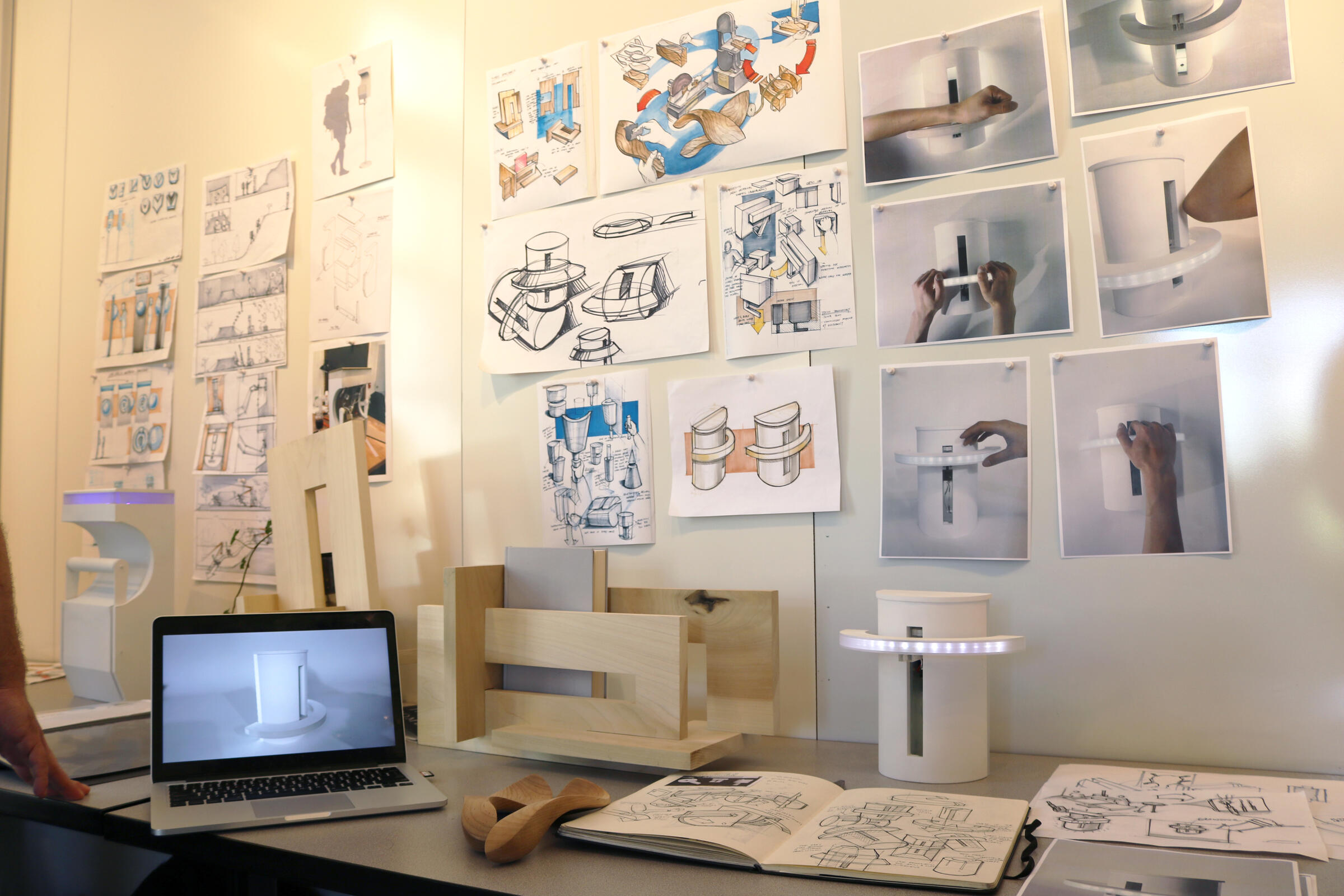 Process work on display at Design Week